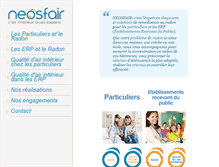 Tablet Screenshot of neosfair.com